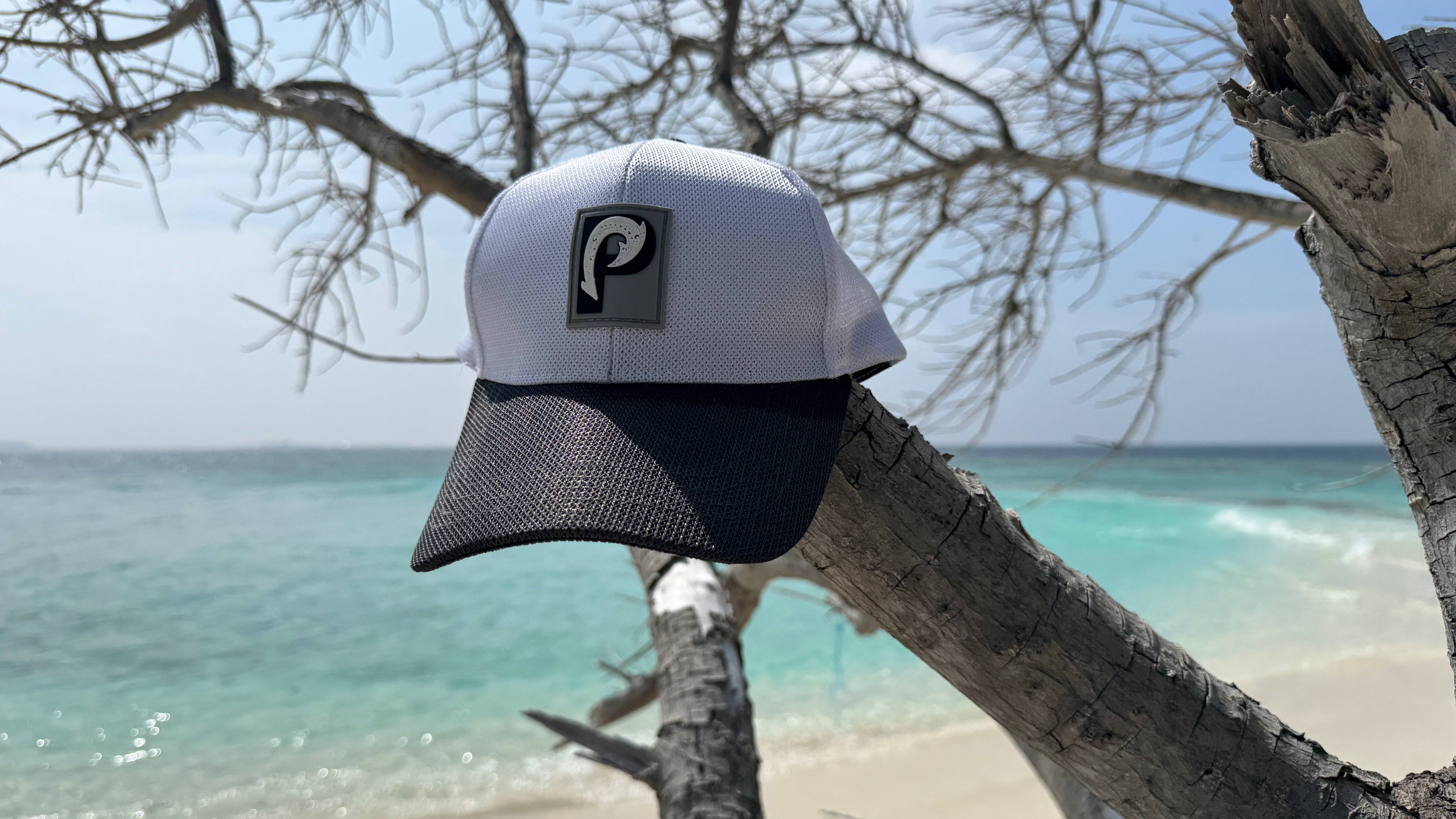 Palmarius Fishing Cap Mesh velcro closure Ponytail friendly