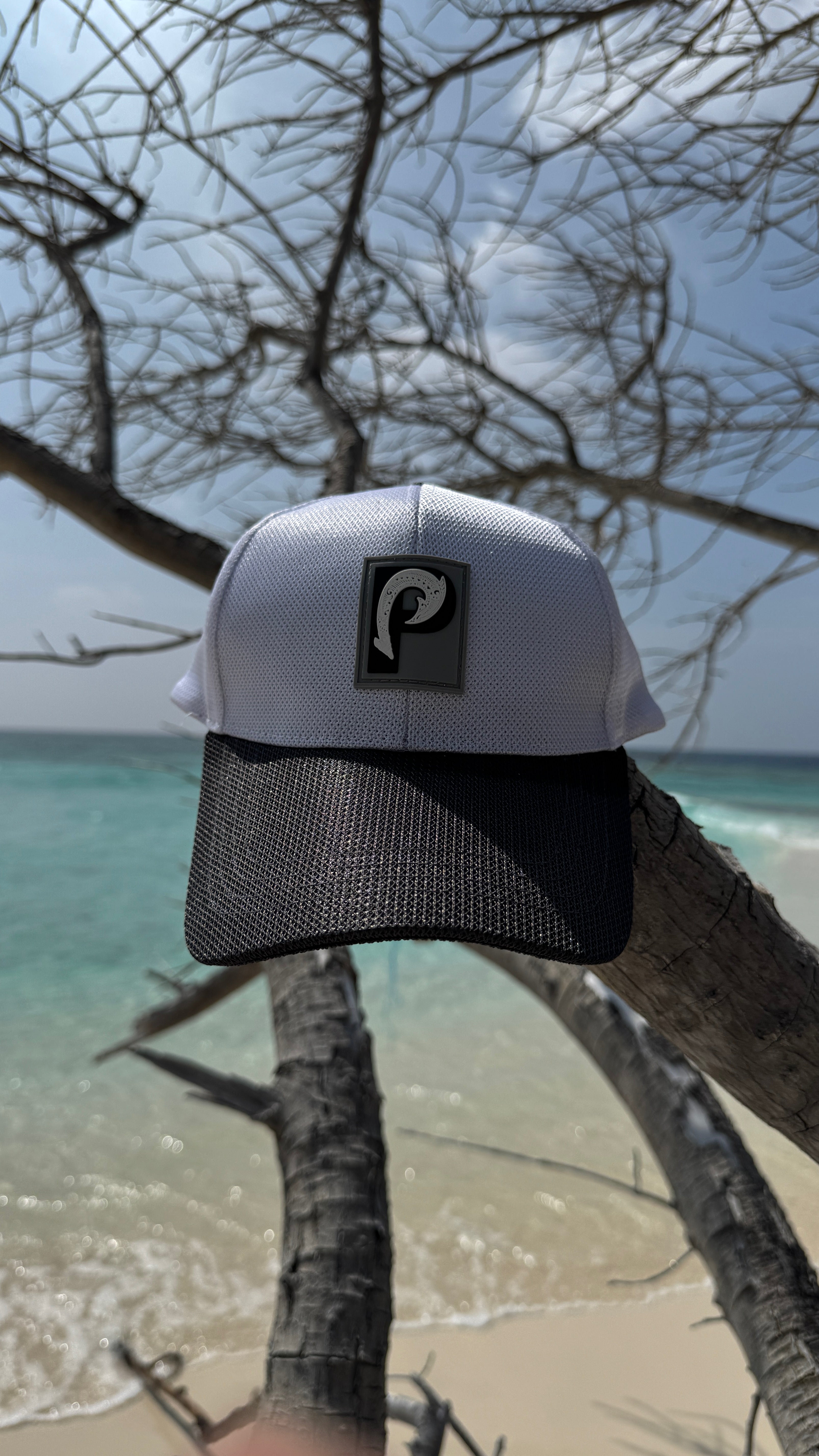 Palmarius Fishing Cap Mesh velcro closure Ponytail friendly