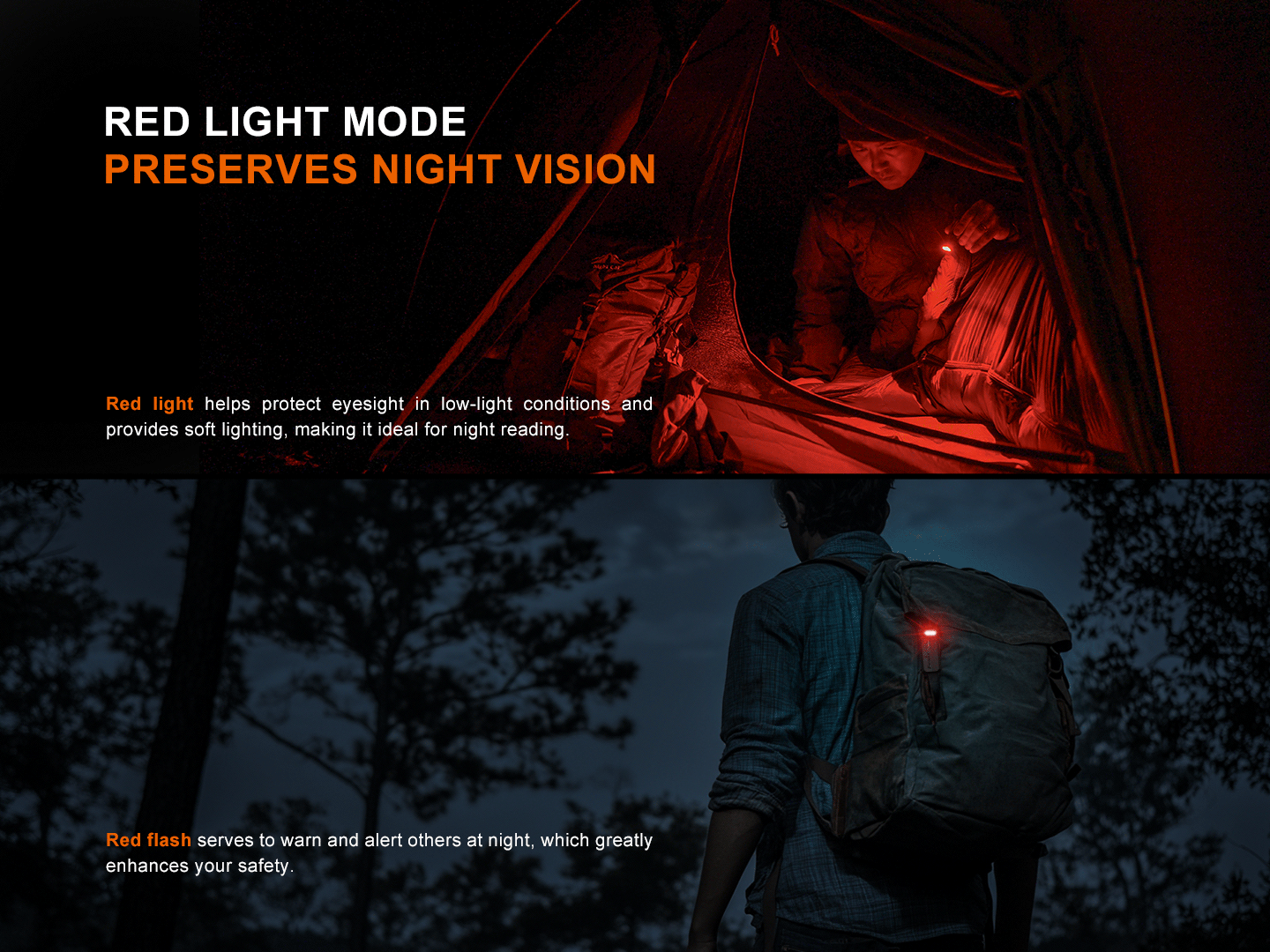 Palmarius Outdoors Fenix SW05R Multipurpose Clip-On Light with Red or UV Output EDC Flashlight