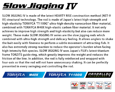 Hearty Rise Slow Jigging IV Blank Shaft