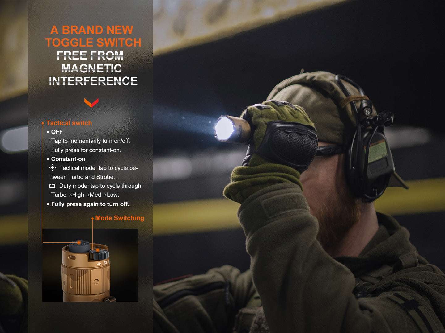 Palmarius Outdoors Fenix TK20R UE Tactical LED Flashlight - 2800 Lumens Tactical Flashlight