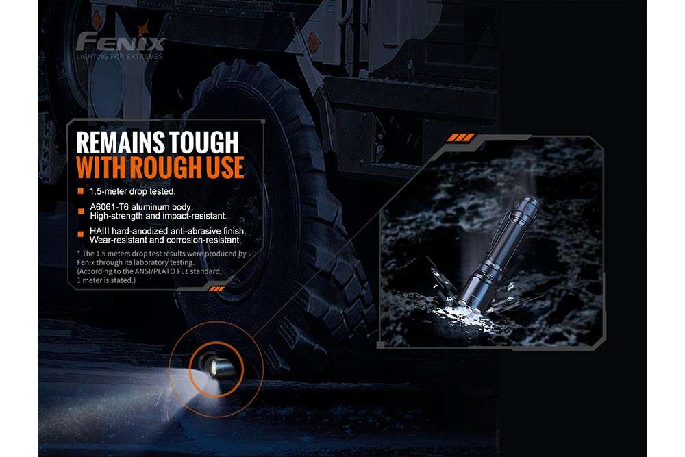 Palmarius Outdoors Fenix TK20R V2.0 Rechargeable Flashlight | 3000 lumens Tactical Flashlight