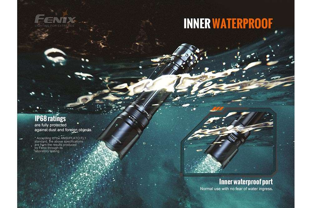 Palmarius Outdoors Fenix TK20R V2.0 Rechargeable Flashlight | 3000 lumens Tactical Flashlight
