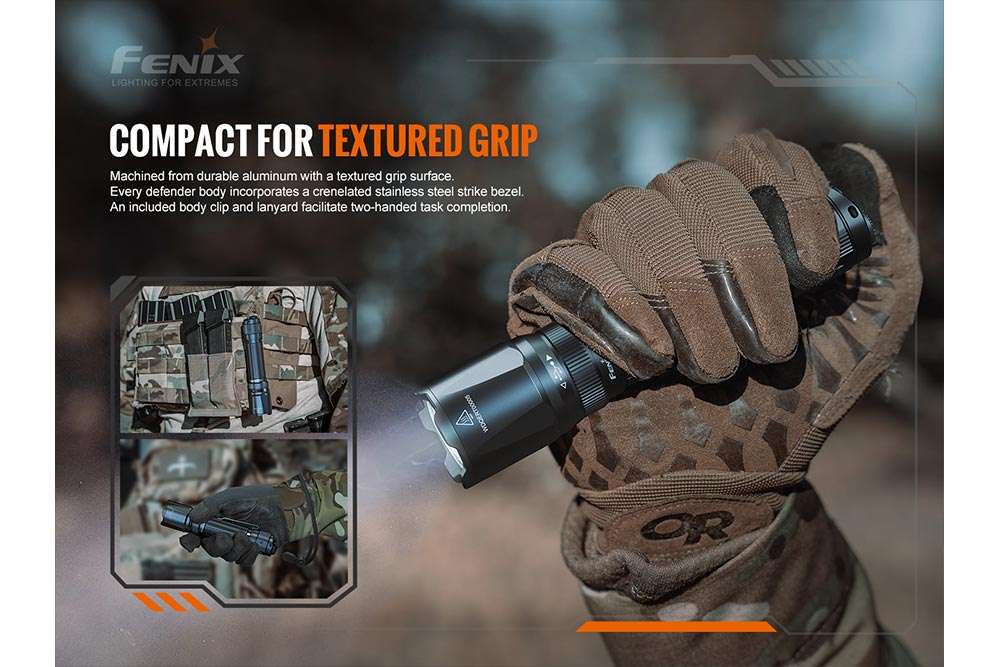 Palmarius Outdoors Fenix TK20R V2.0 Rechargeable Flashlight | 3000 lumens Tactical Flashlight