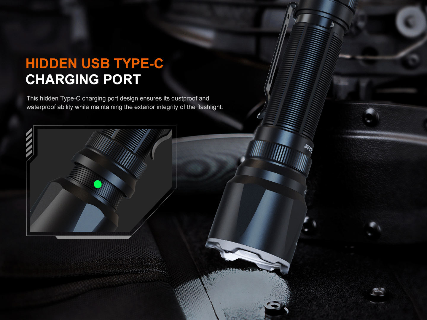 Palmarius Outdoors Fenix TK22R Rechargeable Tactical & Duty Flashlight Tactical Flashlight