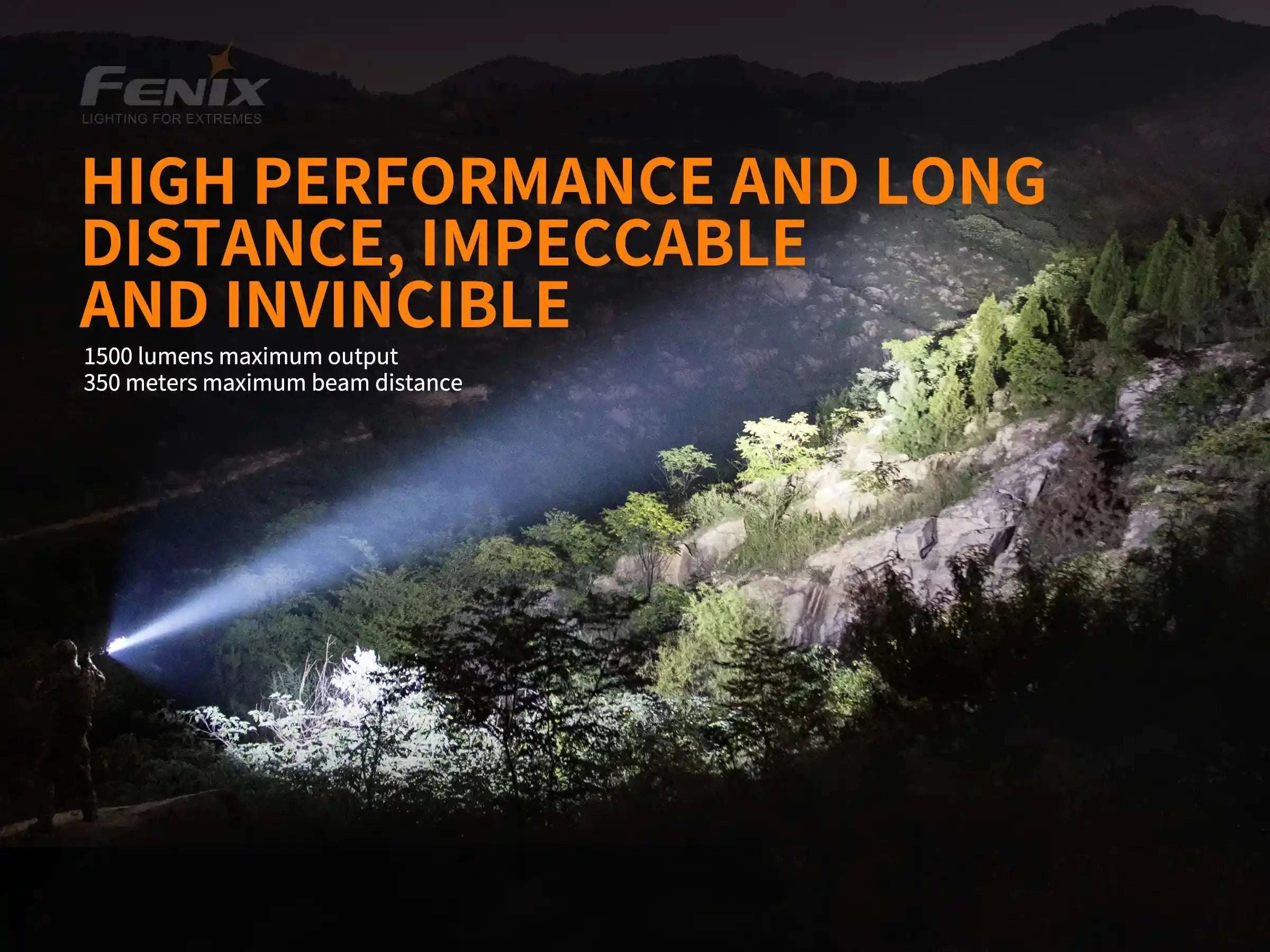 Palmarius Outdoors Fenix TK26R Tactical LED Flashlight - 1500 Lumens Tactical Flashlight