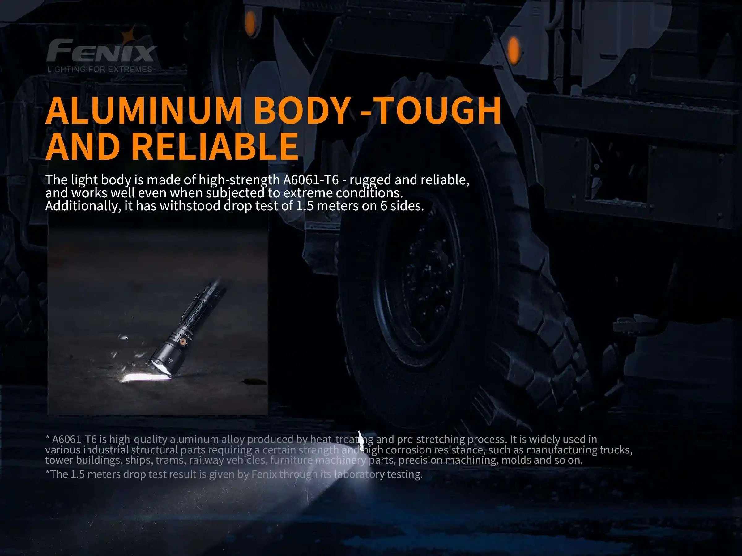 Palmarius Outdoors Fenix TK26R Tactical LED Flashlight - 1500 Lumens Tactical Flashlight