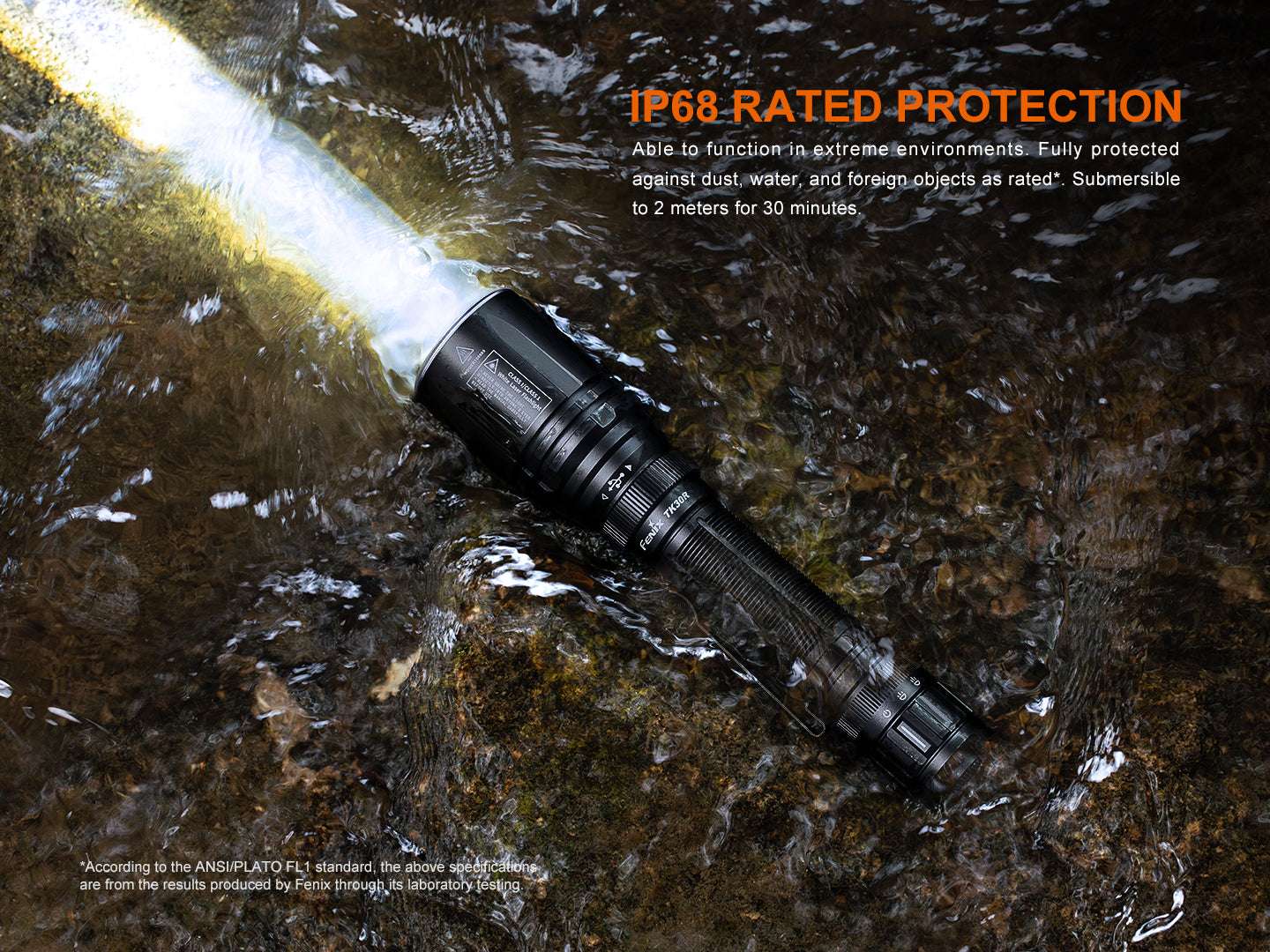 Palmarius Outdoors Fenix TK30R Tactical White Laser Rechargeable Flashlight Tactical Flashlight