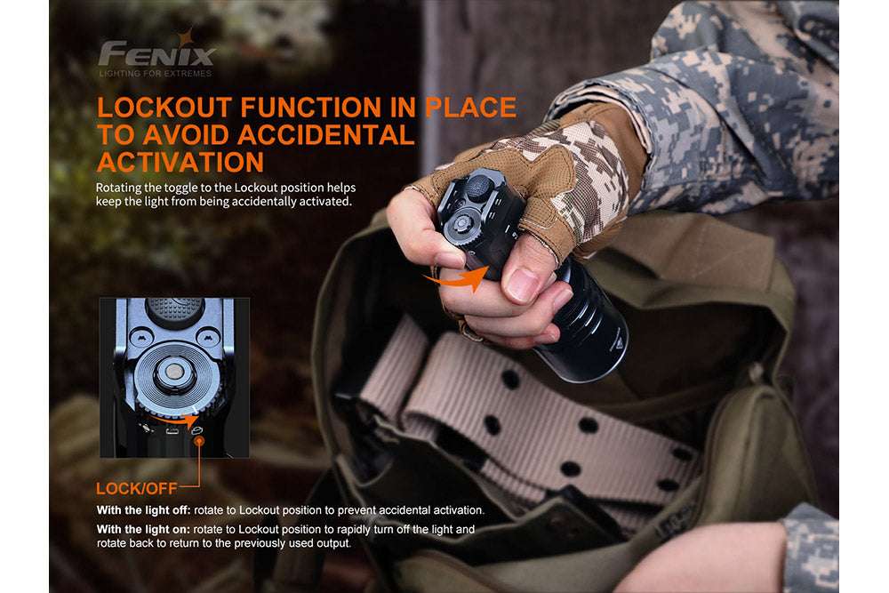 Palmarius Outdoors Fenix TK35UE V2.0 Flashlight - 5000 Lumens Tactical Flashlight