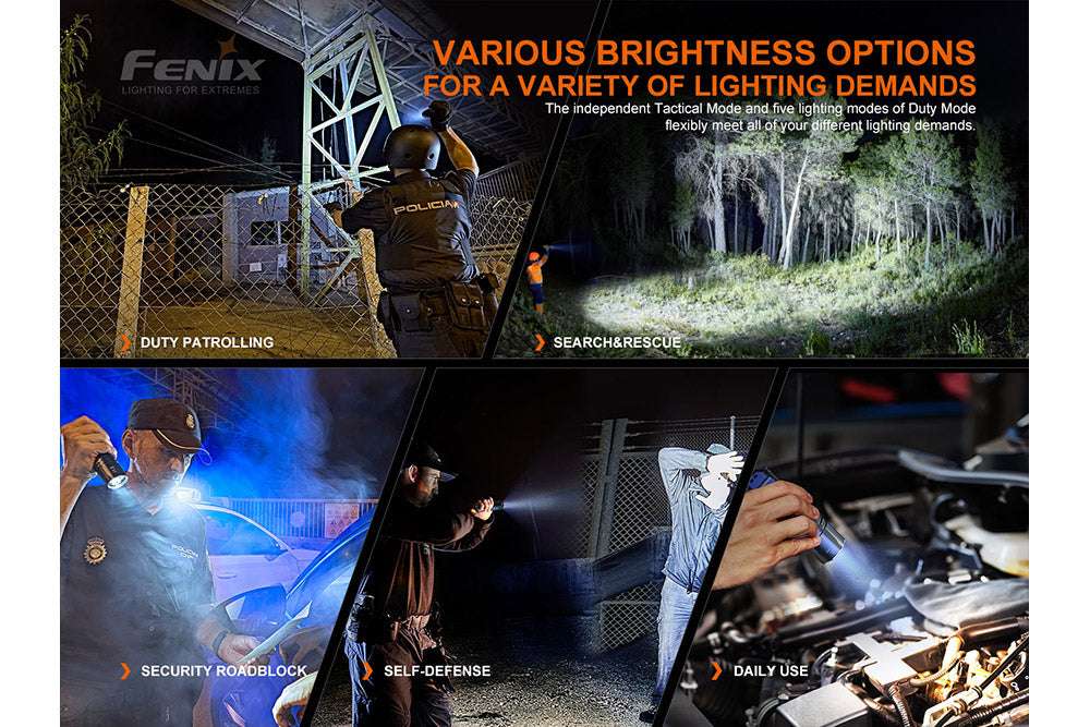 Palmarius Outdoors Fenix TK35UE V2.0 Flashlight - 5000 Lumens Tactical Flashlight