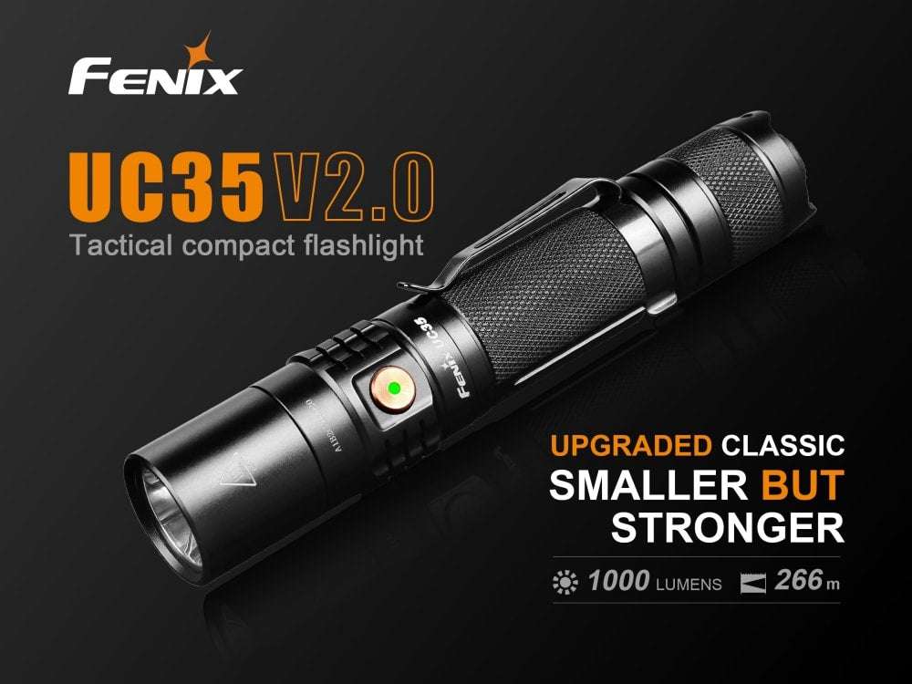 Palmarius Outdoors Fenix UC35 V2.0 LED Rechargeable EDC Flashlight Rechargeable Flashlight