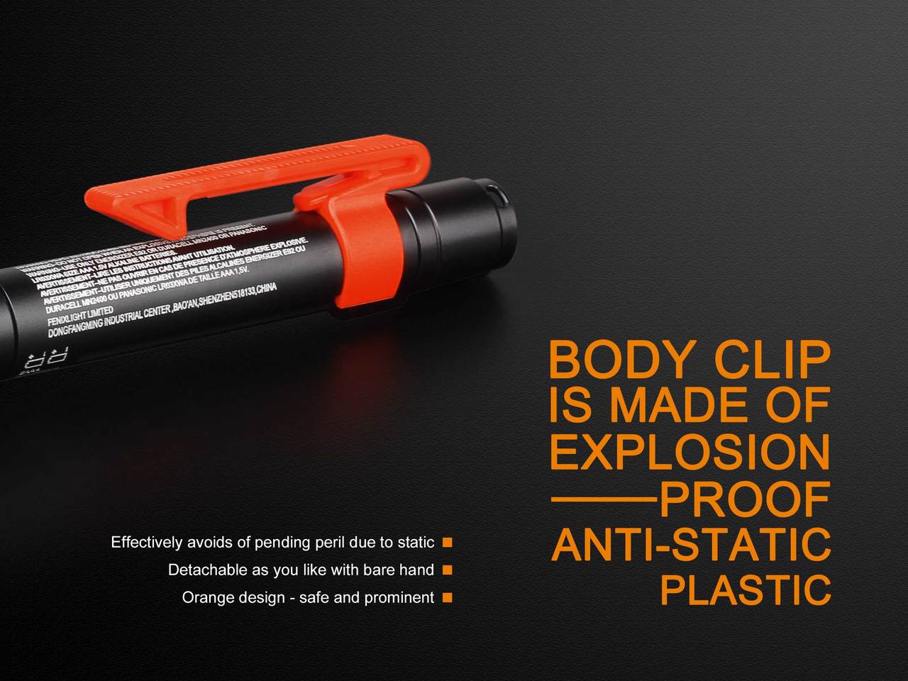 Palmarius Outdoors Fenix WF05E Intrinsically Safe Flashlight Work Flashlight