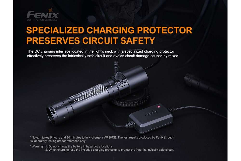 Palmarius Outdoors Fenix WF30RE Intrinsically Safe Flashlight - discontinued Work Flashlight