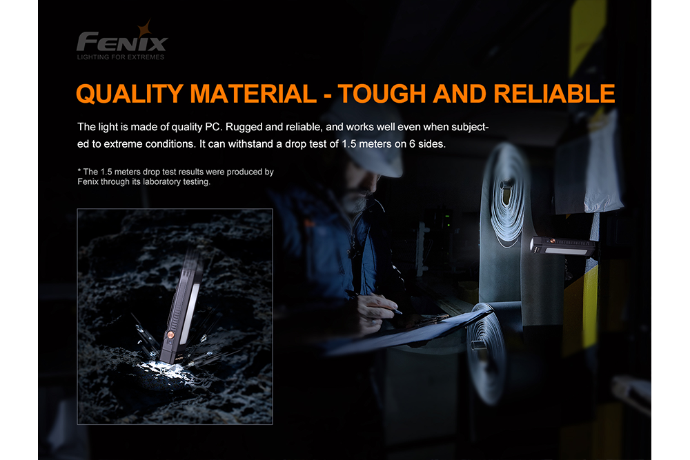 Palmarius Outdoors Fenix WT16R Rechargeable Work Light Work Flashlight