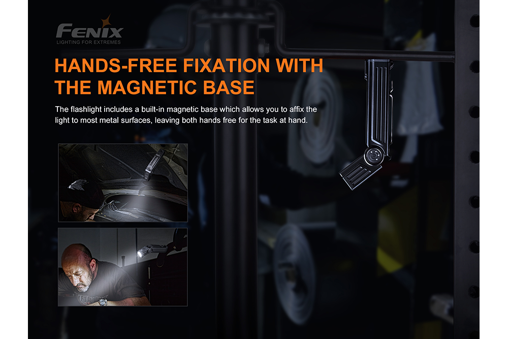 Palmarius Outdoors Fenix WT25R Adjustable Head LED Flashlight - 1000 Lumens Work Flashlight