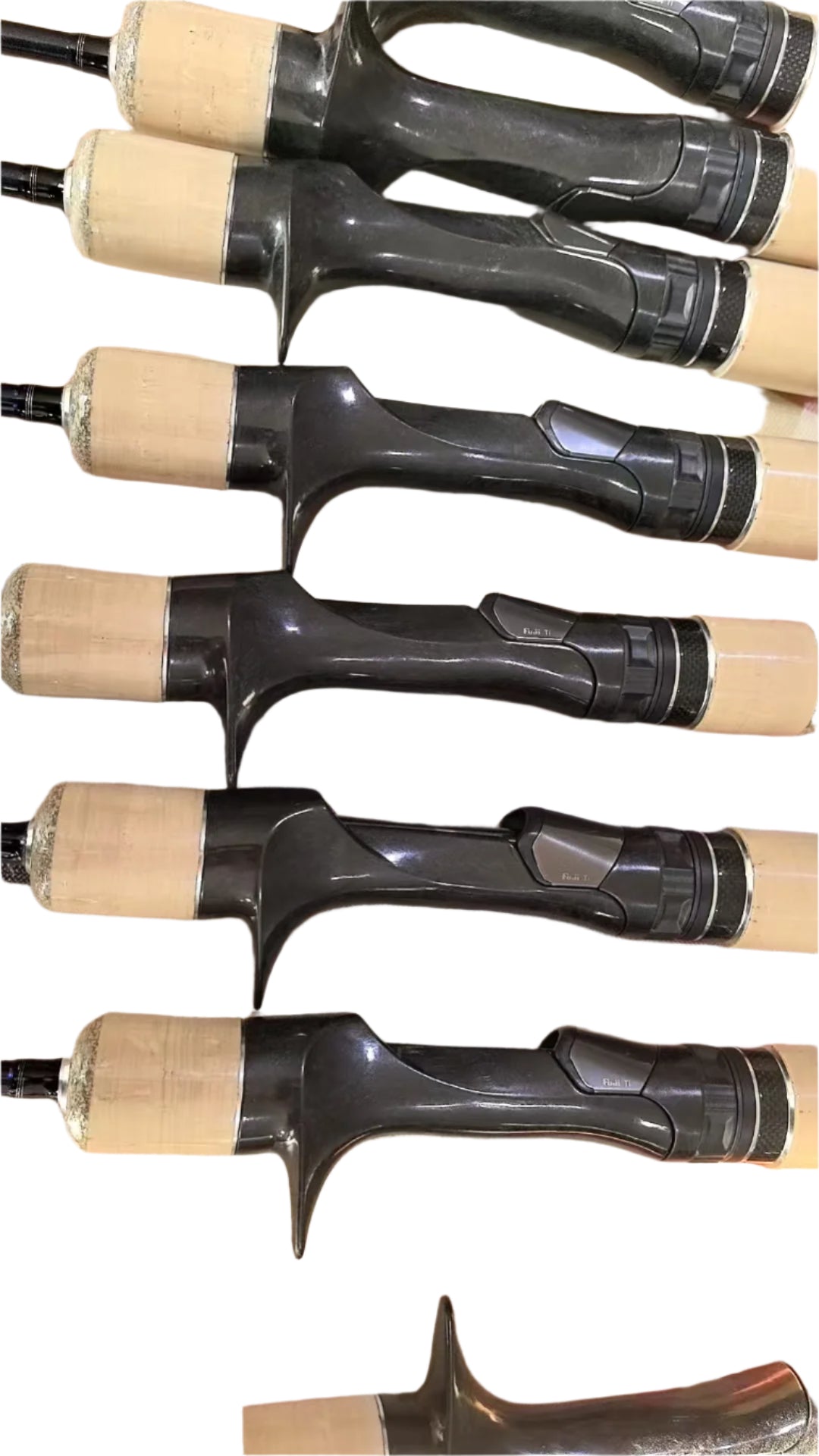 WAKIZASHI "Short Sword" Titanium Guide Solid Toray Carbon Fiber SPJ Rods