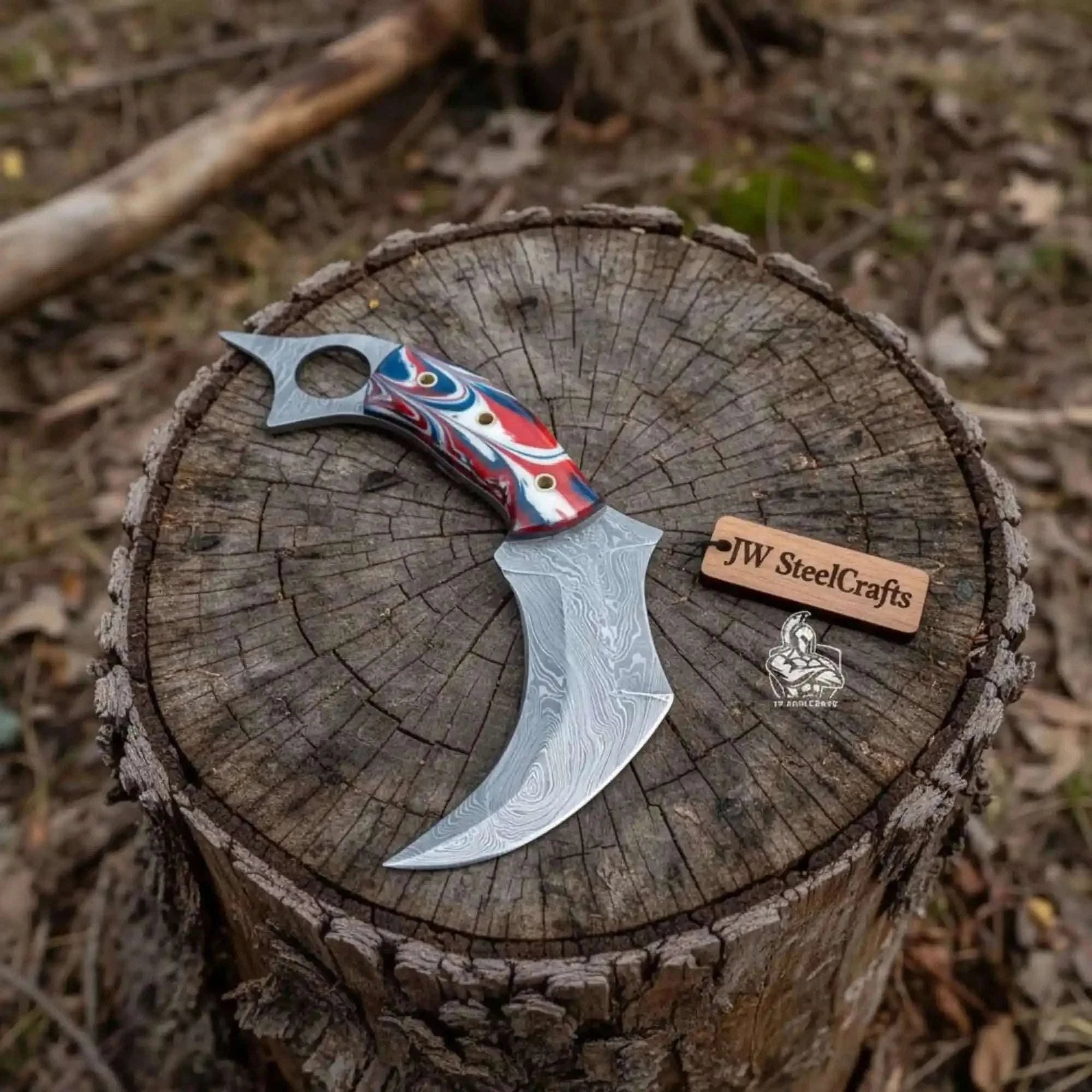 Palmarius Outdoors Custom Hand Forged Du Hoc Karambit Knife karambit knife