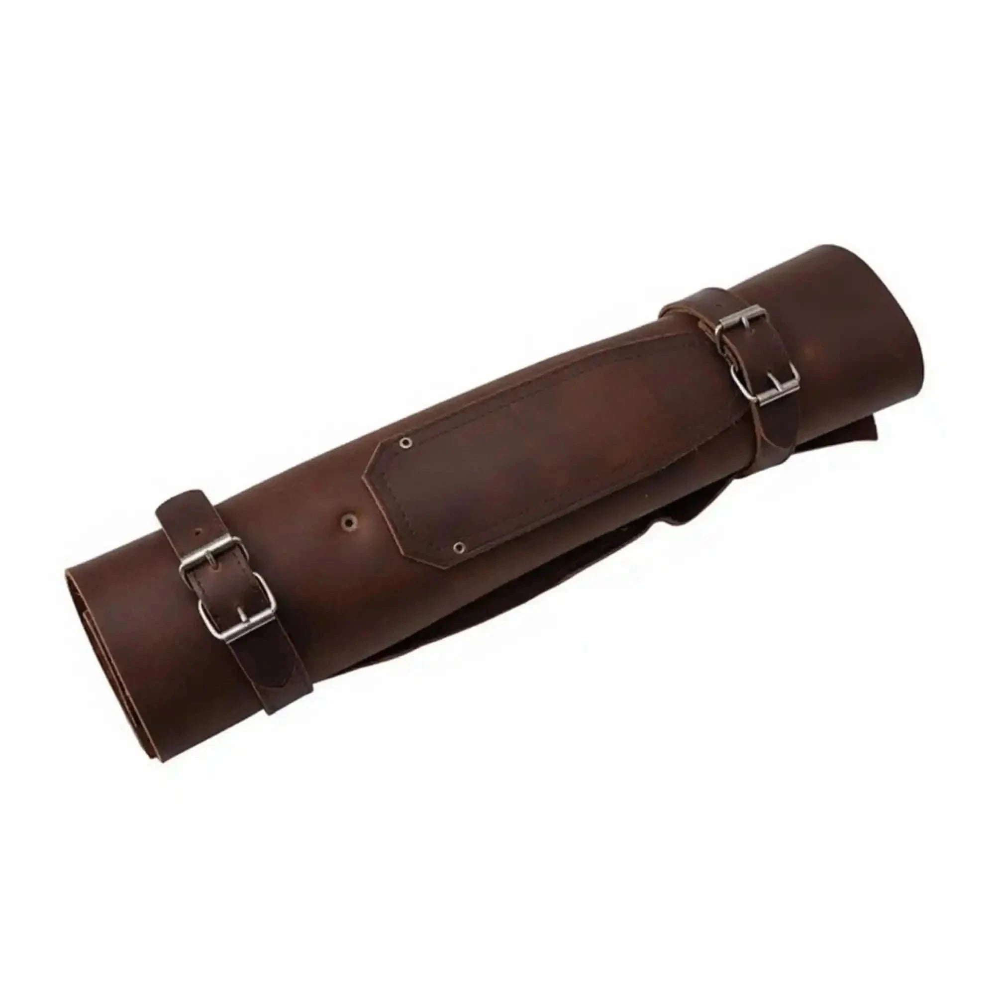 Palmarius Outdoors Hand-Forged Damascus Chef Knife Set with Leather Roll & Sharpening Rod - Rosewood Handle Collection Handmade Chef Knife Sets
