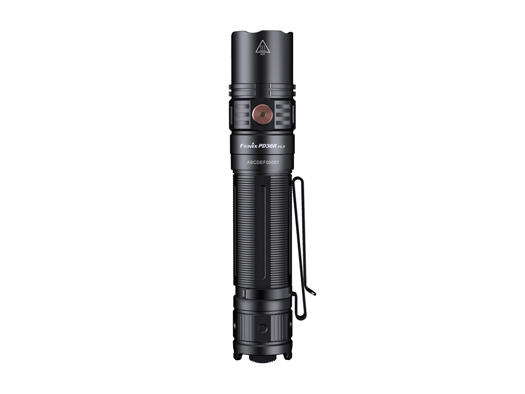 Fenix PD36R V2 Compact Rechargeable Tactical Flashlight - 1700 Lumens