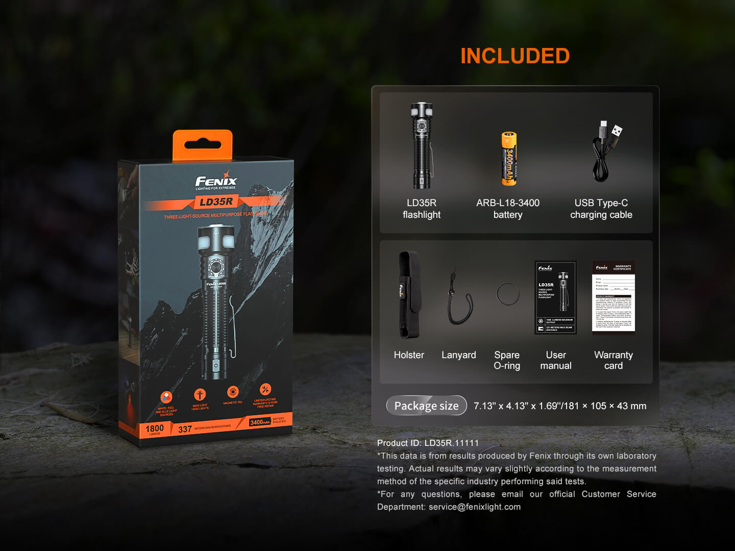 Fenix LD35R High Performance Multimode Flashlight