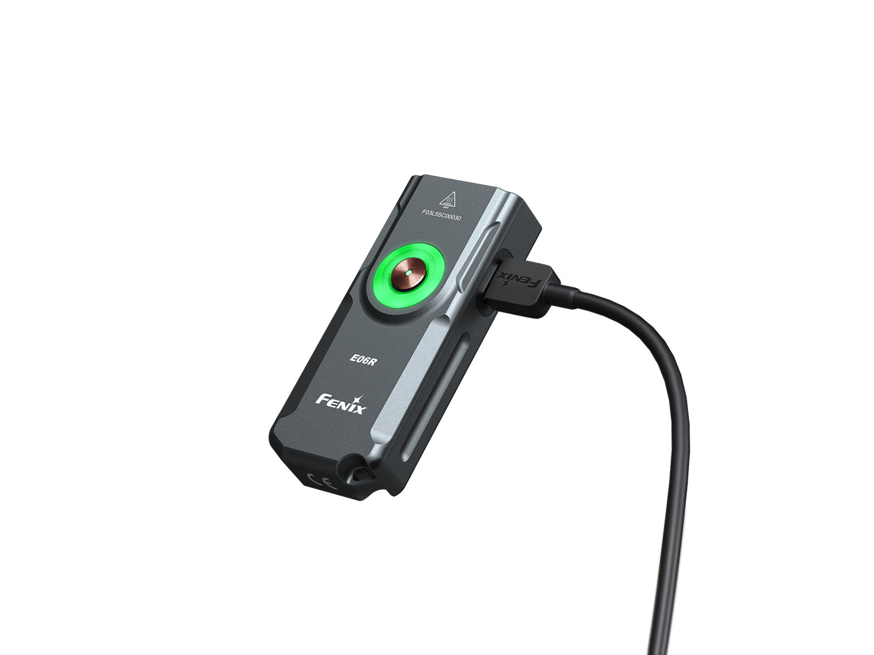 Fenix E06R Keychain Light with White, UV, and Red Laser Lights
