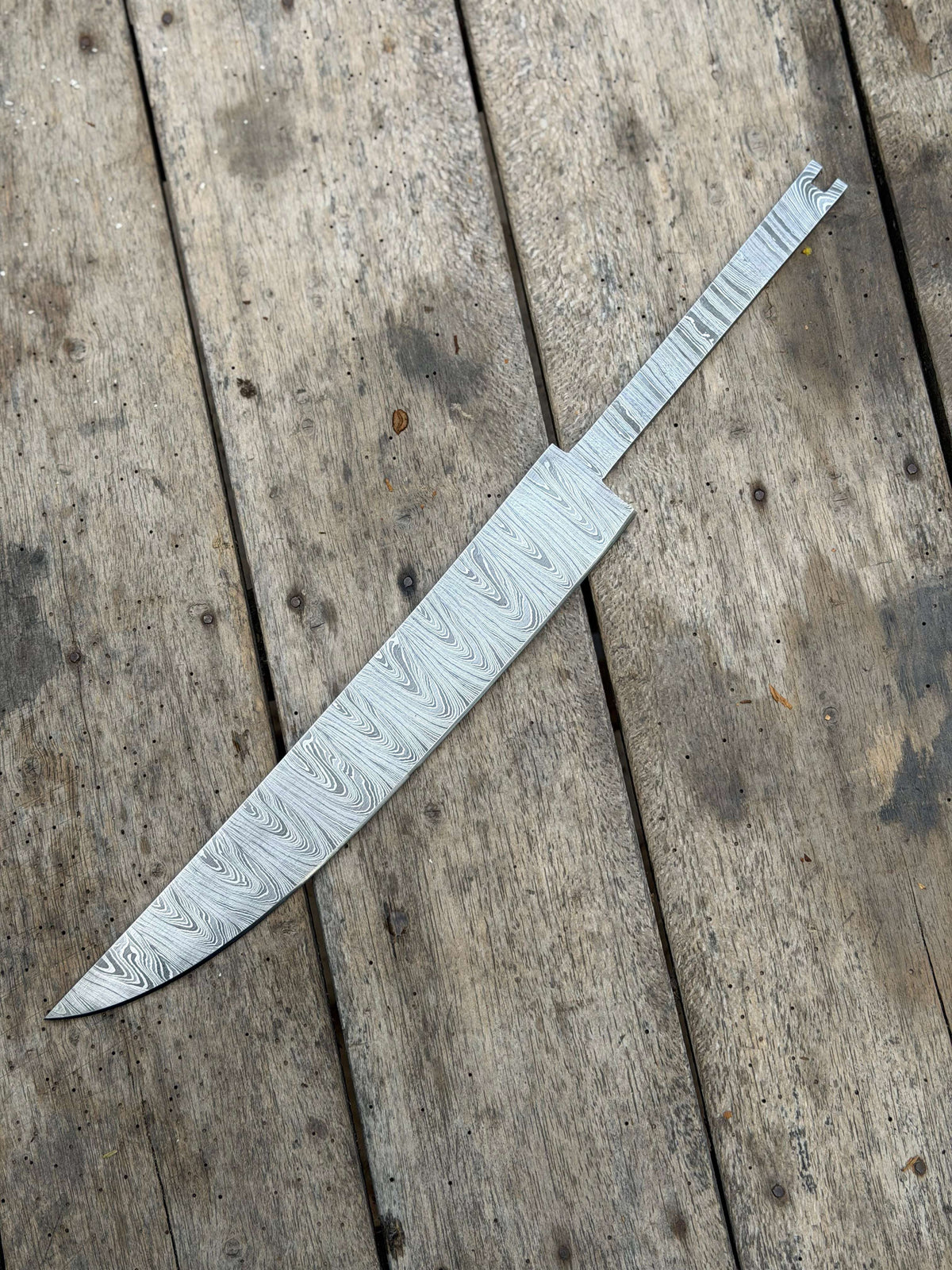 Palmarius Outdoors Handmade Timberwood Chef Knife Blank 11" Damascus steel Knife blank Blades