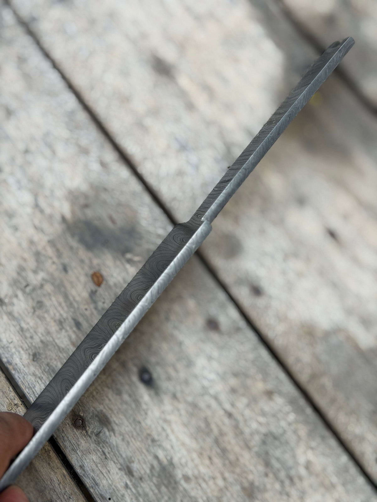 Palmarius Outdoors Handmade Timberwood Chef Knife Blank 11" Damascus steel Knife blank Blades