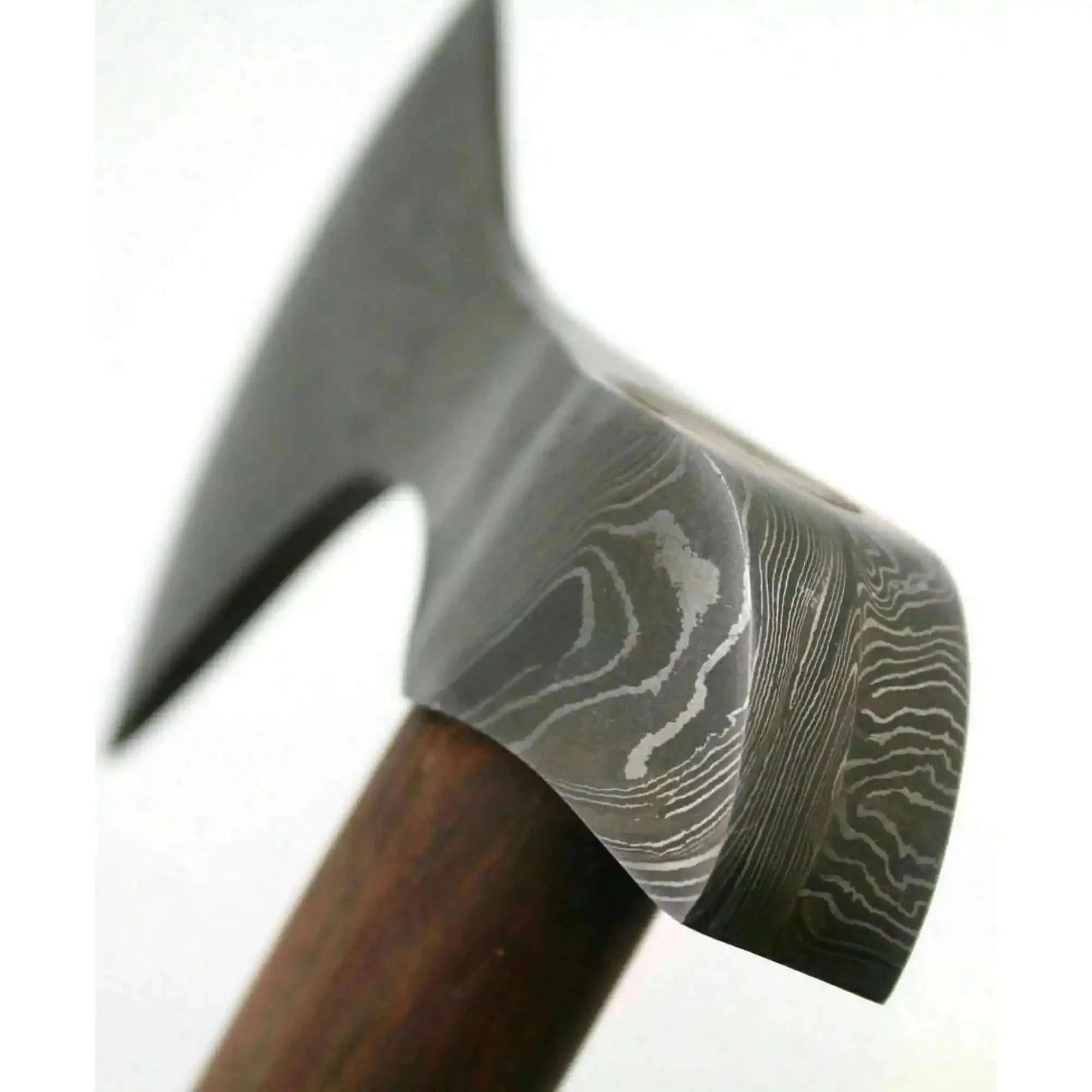 Palmarius Outdoors Custom Handmade Damascus Steel Burl Wood Axe Hatchet Tomahawk Handmade Axe