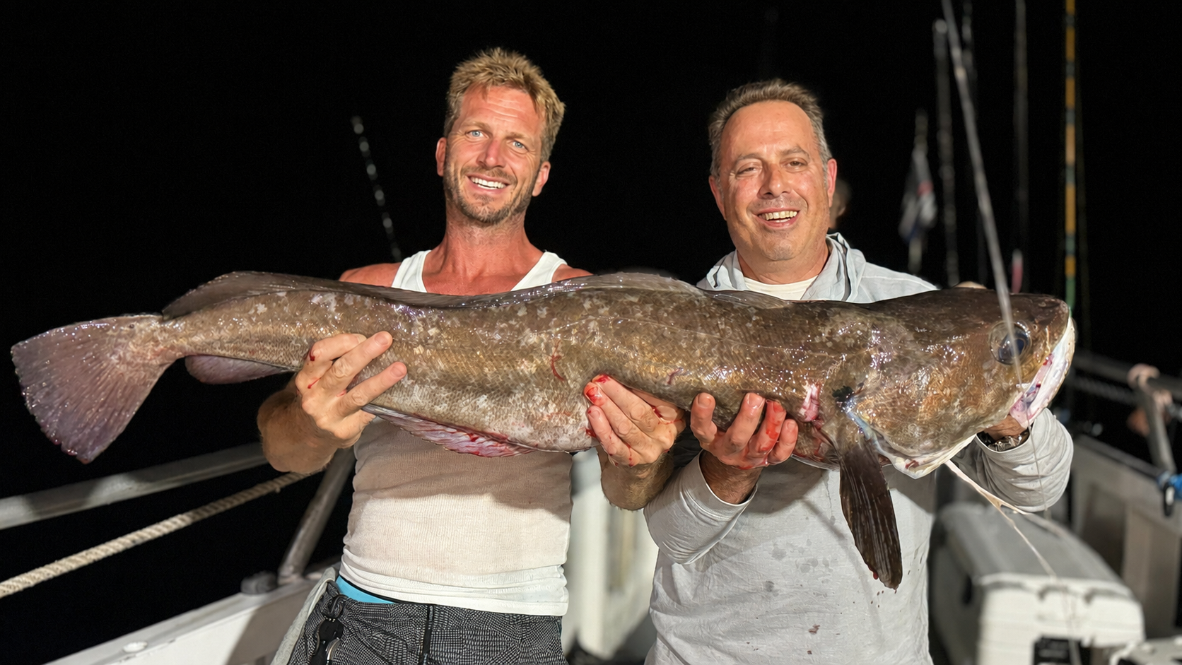 Early Win on the Eversea x Palmarius L-4 (600g Jig) on the Captain Lou