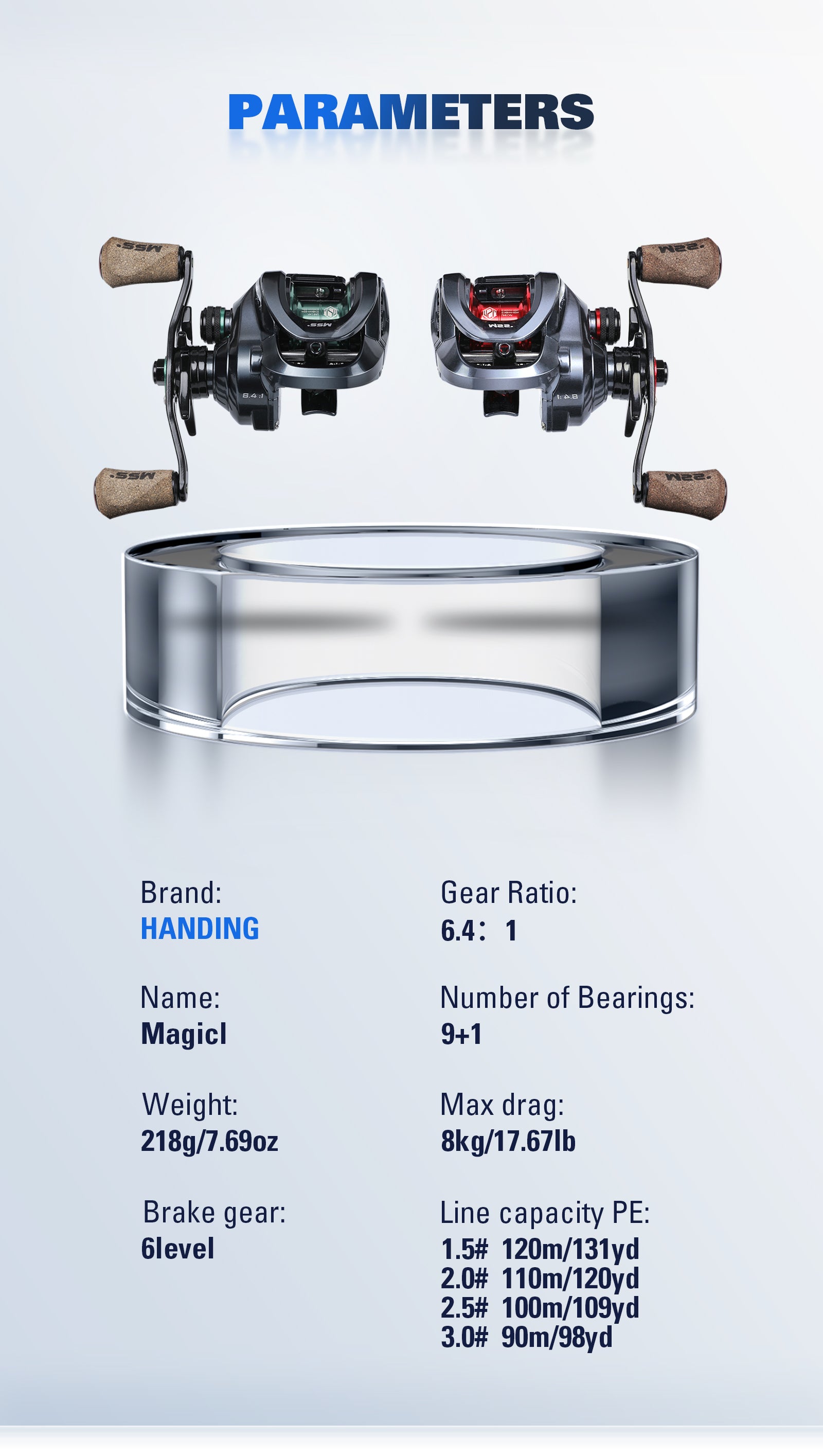Magic Soul Inshore Casting Combo (rod + reel)