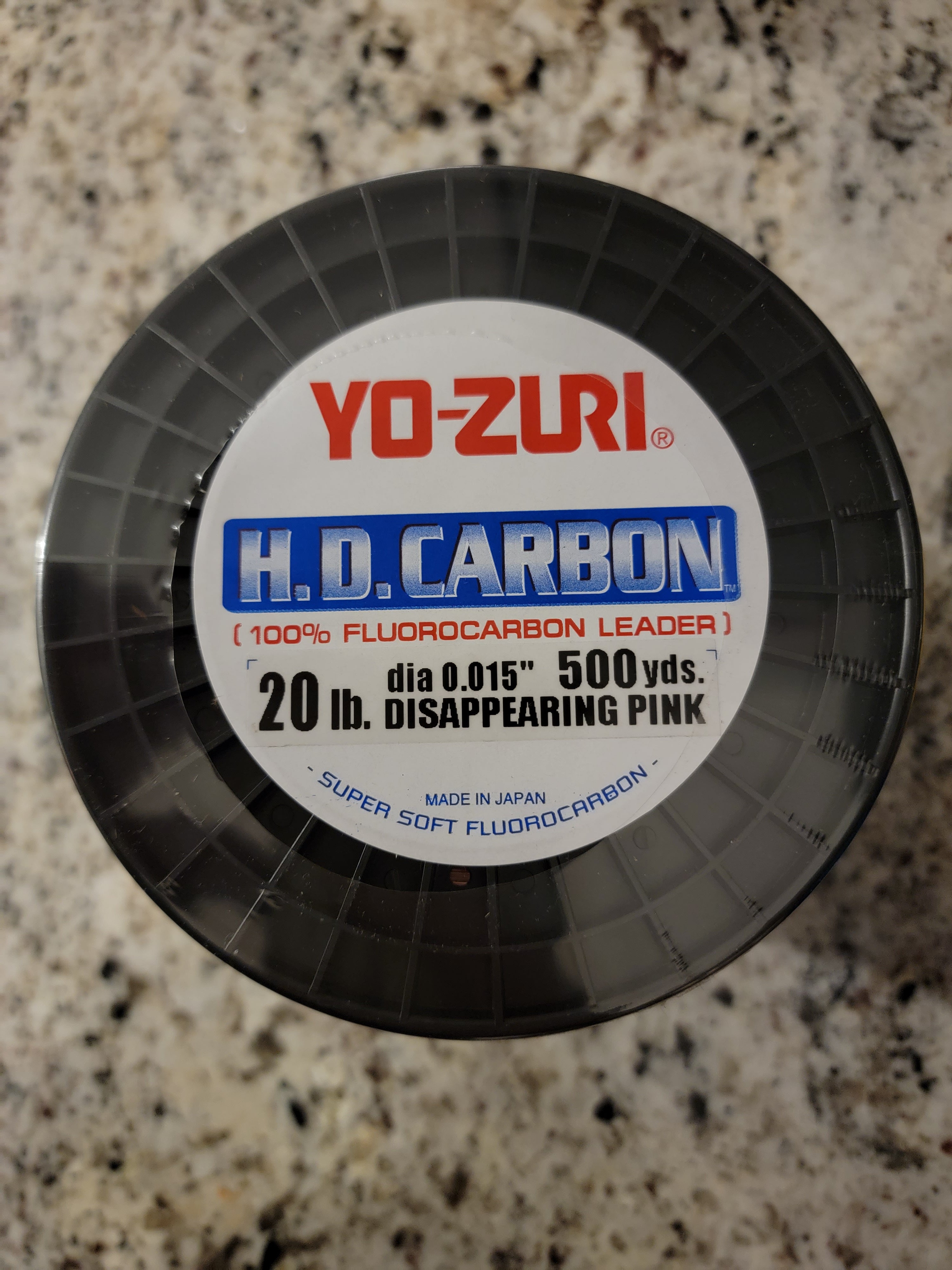 Yo-Zuri HD Carbon Disappearing Pink 500 Yard Spool