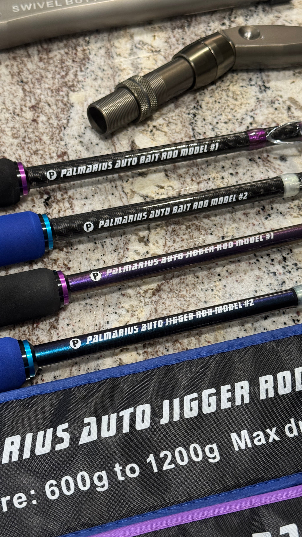 Drop Ur Rods Depth Charge Auto Jigger Bent Deep Drop Rods