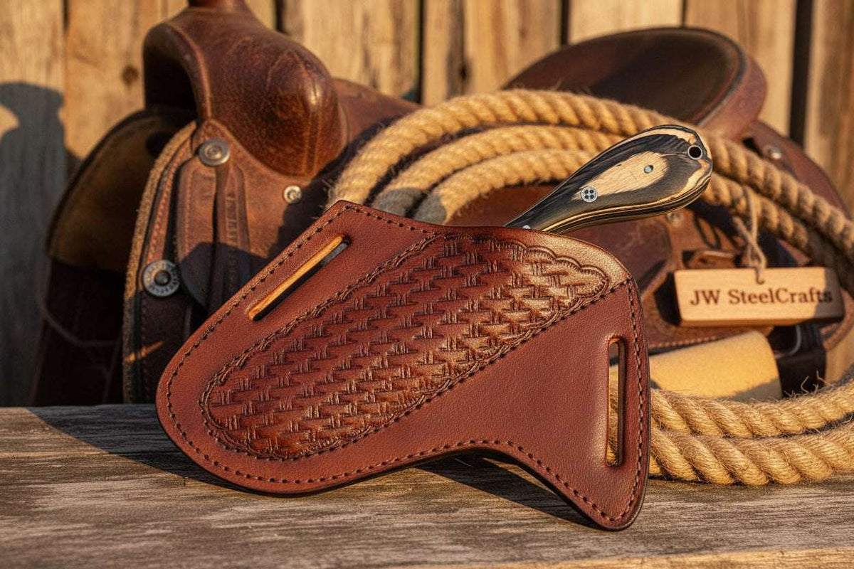 Palmarius Outdoors Ranchero Bull Cutter Knife 7" Handmade Damascus Tanto Point Bull Cutter Knives Set