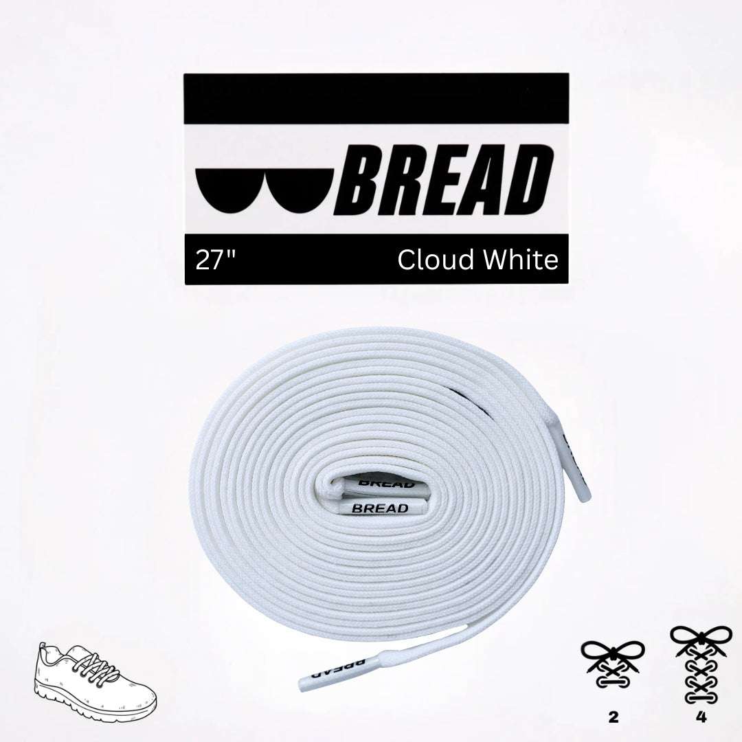Palmarius Outdoors Cloud White Elastic Shoelace