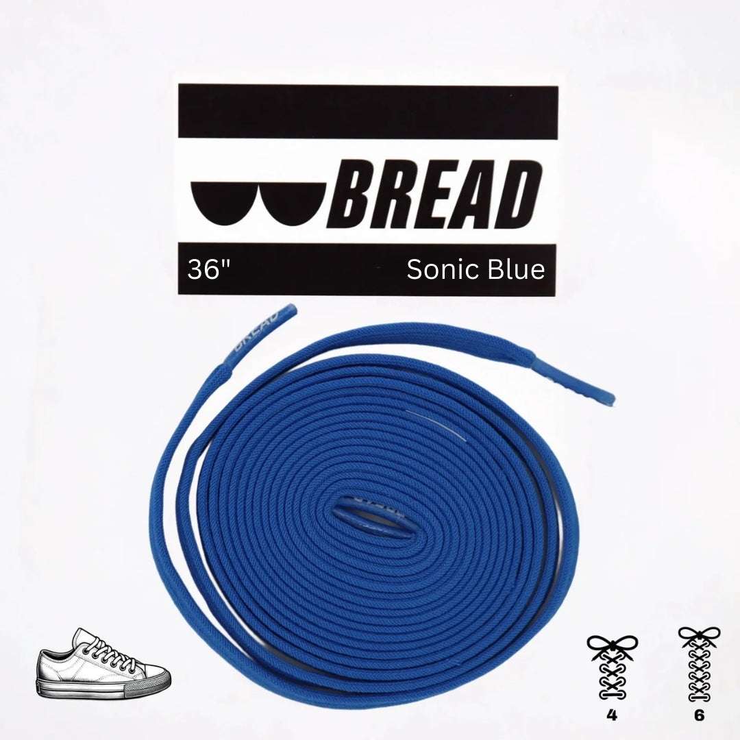 Palmarius Outdoors Sonic Blue Elastic Shoelace