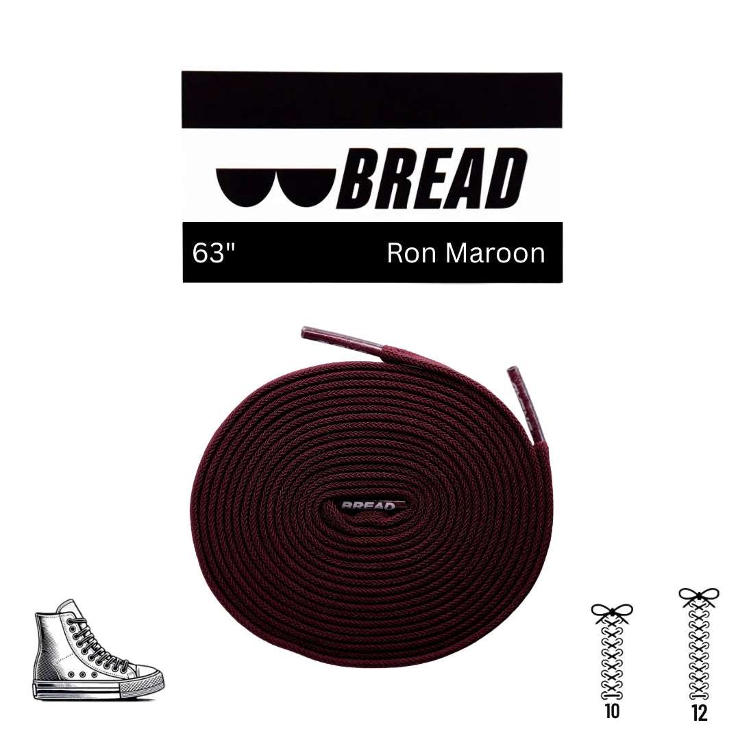 Palmarius Outdoors Ron Maroon Elastic Shoelace
