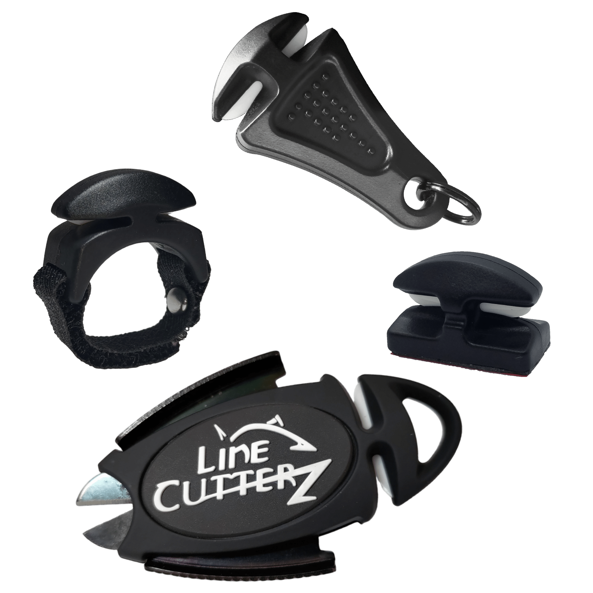 Palmarius Outdoors "QUADRUPLE PLAY" Fishing Line Cutter Multi-Pack Combo Cutter