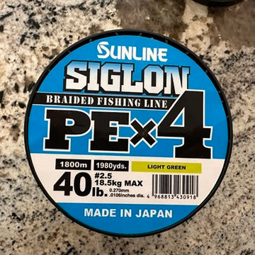 Sunline Siglon 4X Light Green 1800M/1980 yards