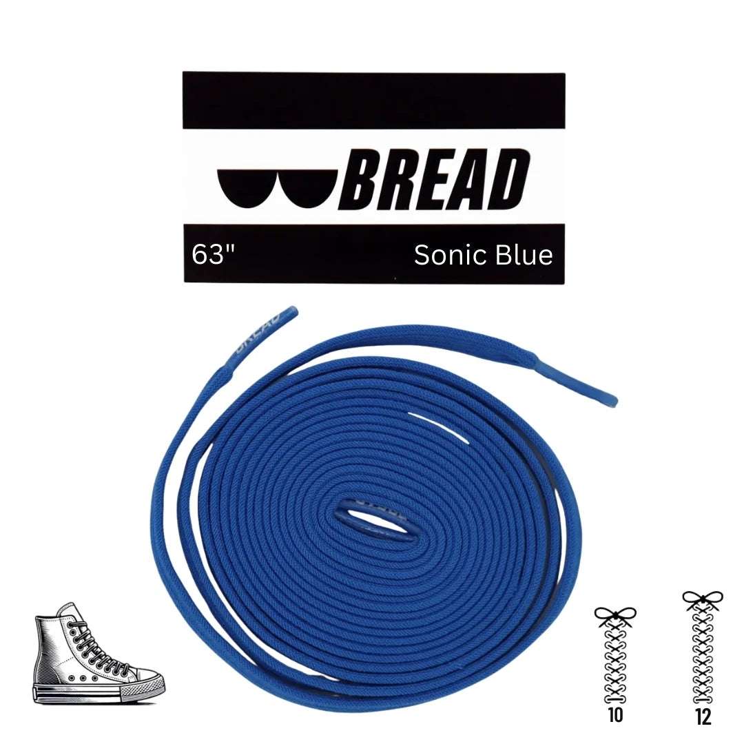 Palmarius Outdoors Sonic Blue Elastic Shoelace
