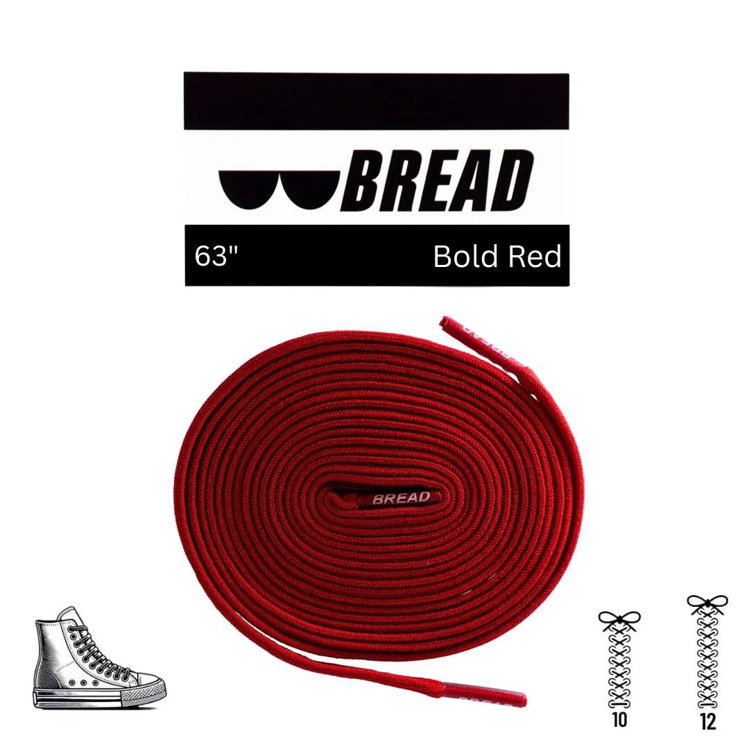 Palmarius Outdoors Bold Red Elastic Shoelace