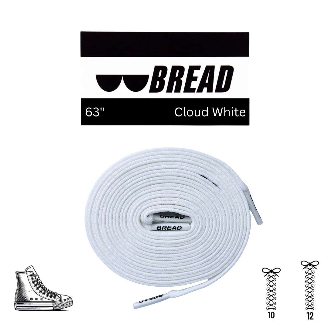 Palmarius Outdoors Cloud White Elastic Shoelace
