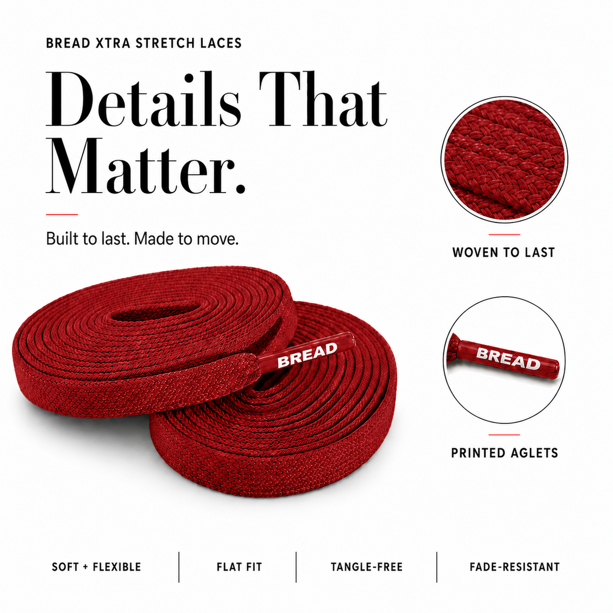 Palmarius Outdoors Xtra Stretch Flat Bread Laces Elastic Shoelace