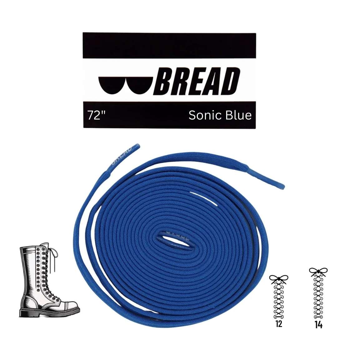 Palmarius Outdoors Sonic Blue Elastic Shoelace