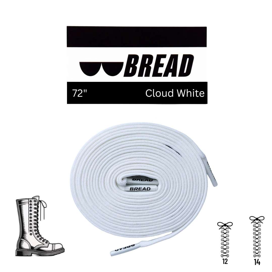 Palmarius Outdoors Cloud White Elastic Shoelace