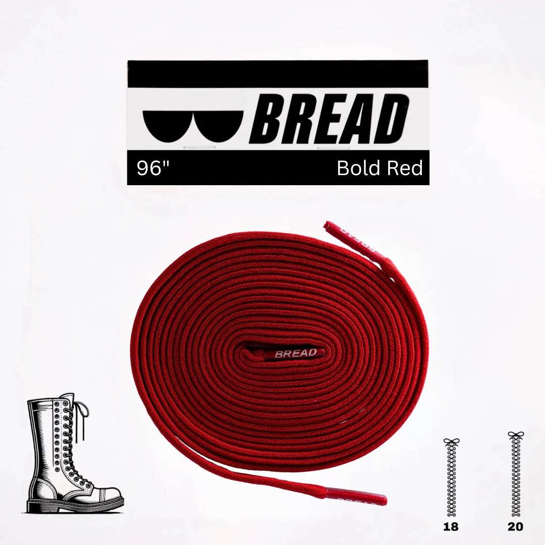 Palmarius Outdoors Bold Red Elastic Shoelace