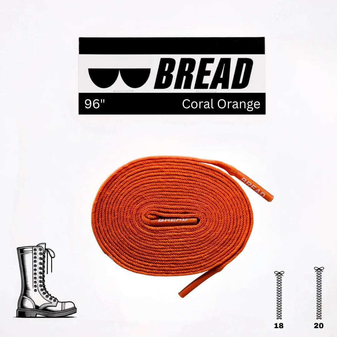 Palmarius Outdoors Coral Orange Elastic Shoelace