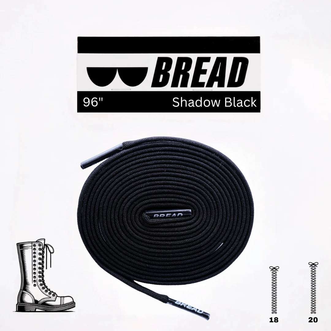 Palmarius Outdoors Shadow Black Elastic Shoelace