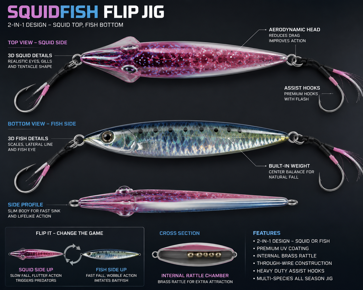 SquidFish Flip Jig [Pre-Order]