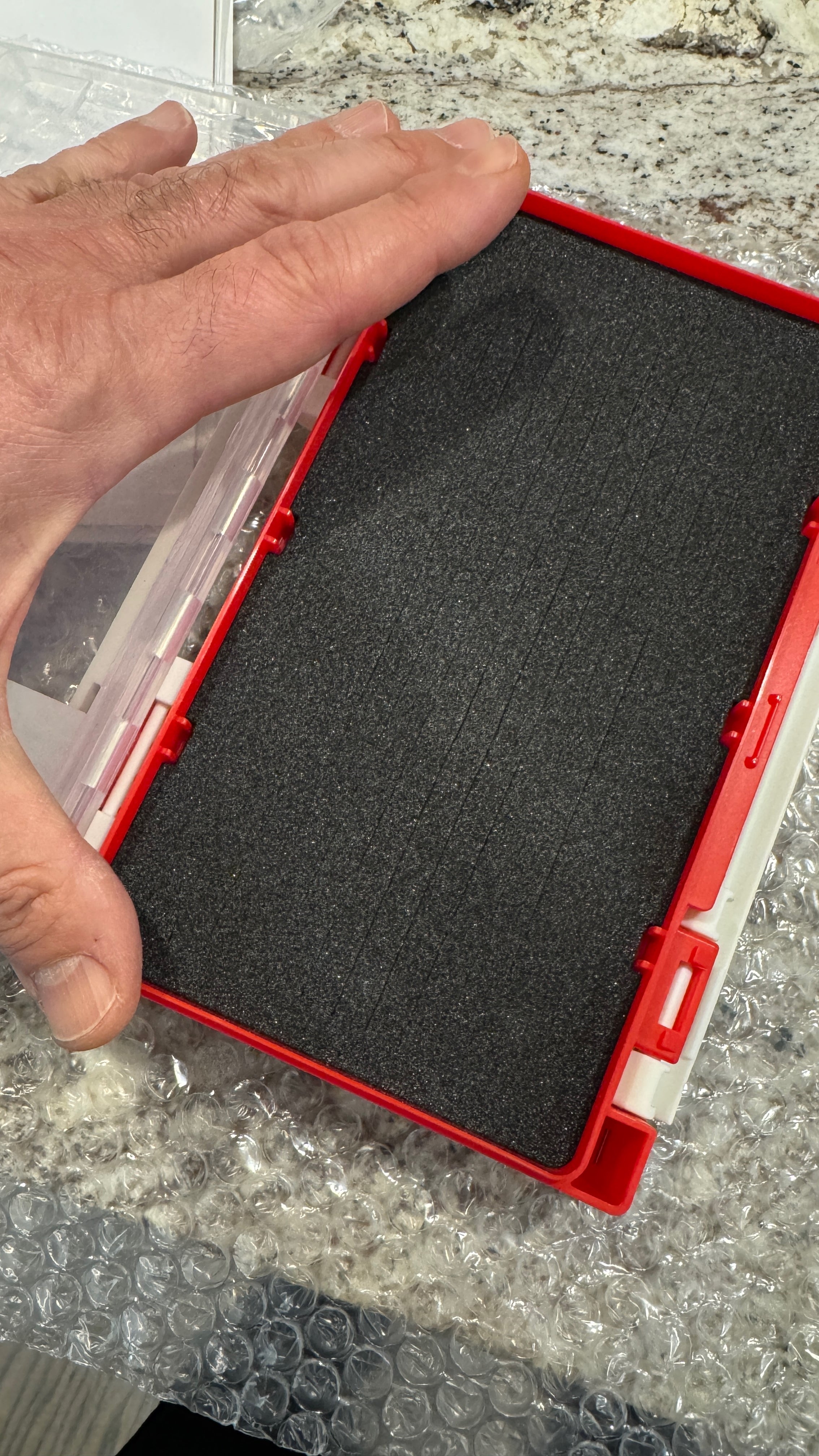 Assist hook organizer box