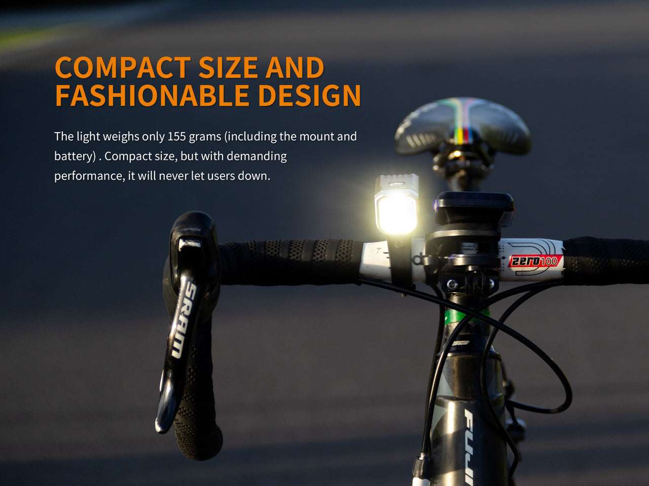 Palmarius Outdoors Fenix BC25R LED Bike Light Bike Light